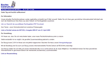 Tablet Screenshot of aktuell.rechtscentrum.de